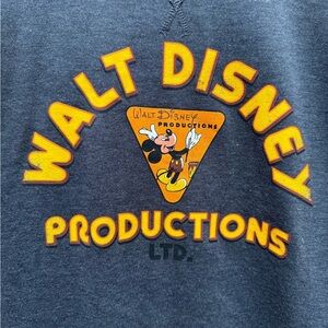 Disney Charcoal Sweatshirt with Orange Accents